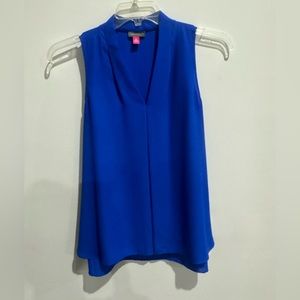 Vince Camuto Sleeveless Blue Top Medium. Good Pre-Owned Condition